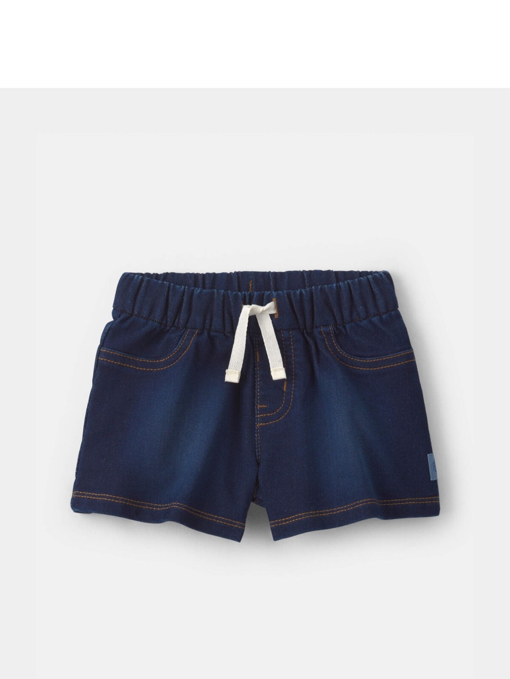 OshKosh B'gosh Baby Girl French Terry Knit Shorts - Dark Wash- NWT